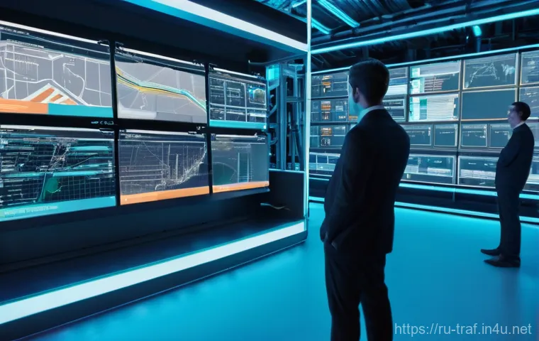 교통 직종별 중점 과목 - **Prompt 1: The Nerve Center of Future Logistics**
* **Description:** A brightly lit, expansiv...