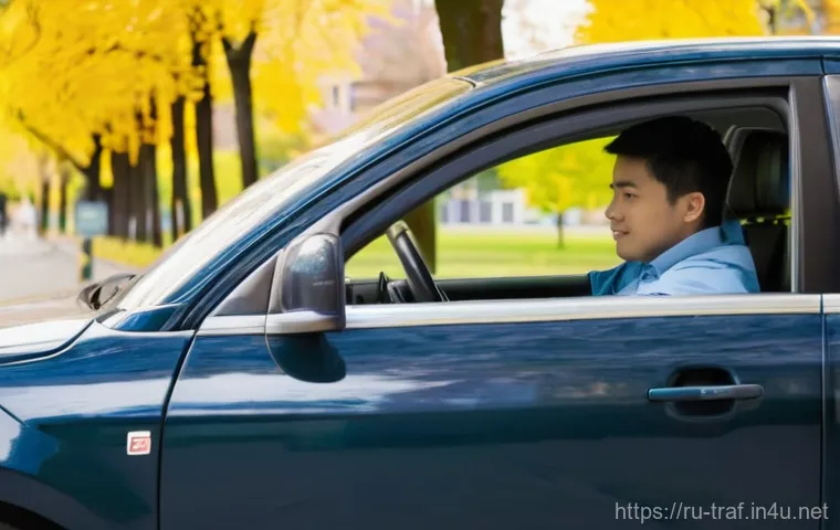 교통직 필기시험 학습 자료 추천 - **Prompt 2: Focused Practical Driving Lesson**
Inside a clean, modern driving school car, equipp... 교통직 필기시험 학습 자료 추천 - **Prompt 2: Focused Practical Driving Lesson**
Inside a clean, modern driving school car, equipp...